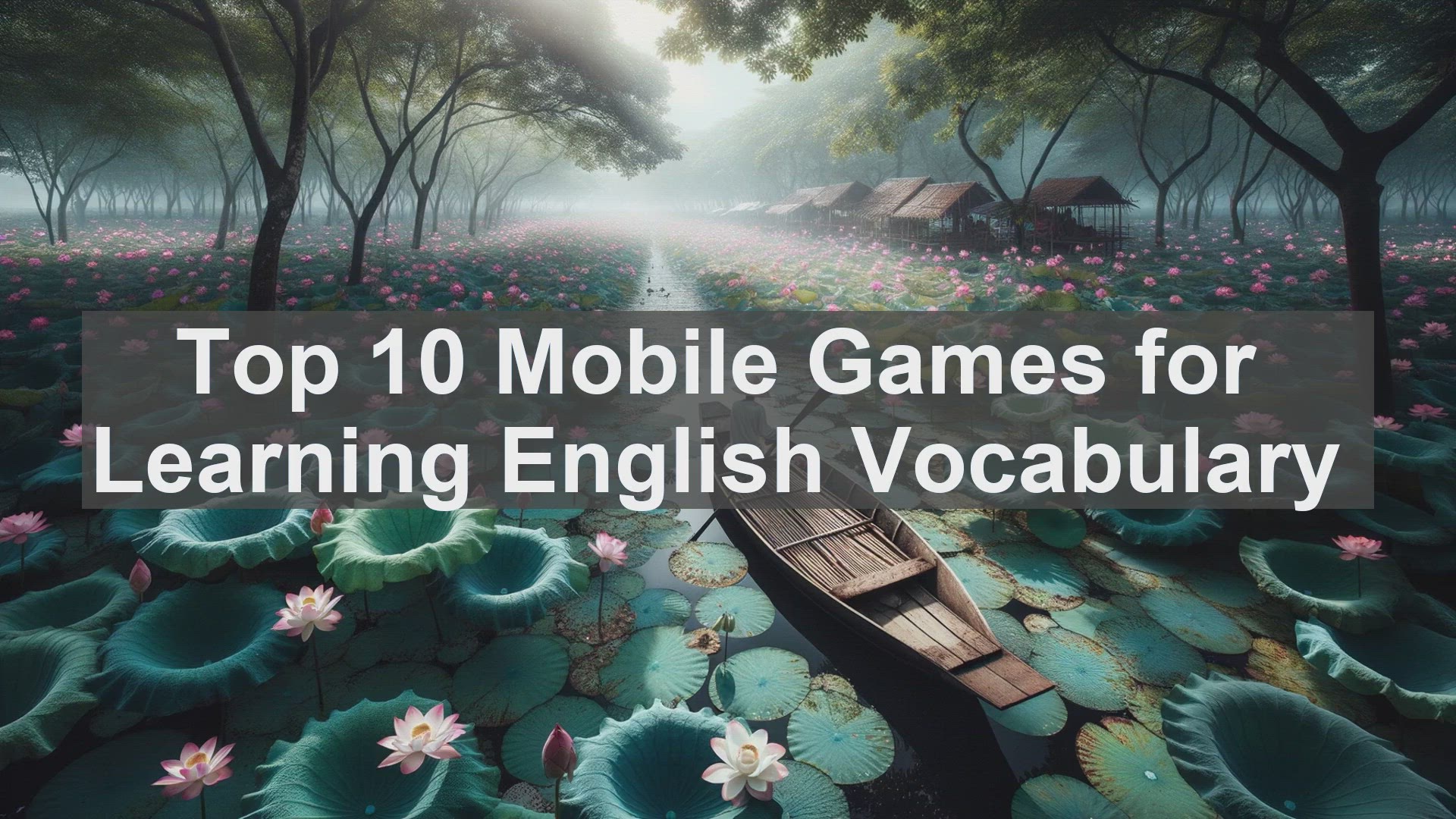 'Video thumbnail for Top 10 Mobile Games for Learning English Vocabulary'