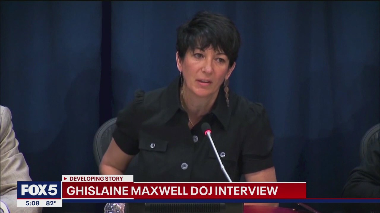 'Video thumbnail for DOJ releases transcripts of interviews with Ghislaine Maxwell'