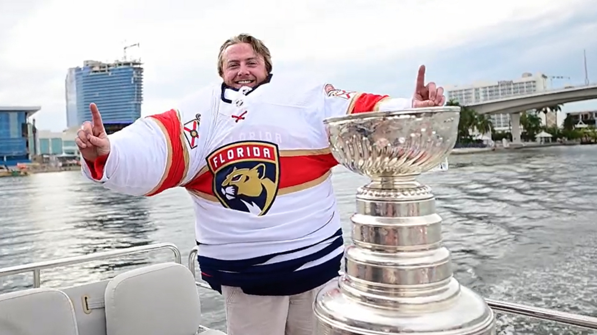 Video thumbnail for Most professional ice hockey jerseys worn at once  40 by Dakota King