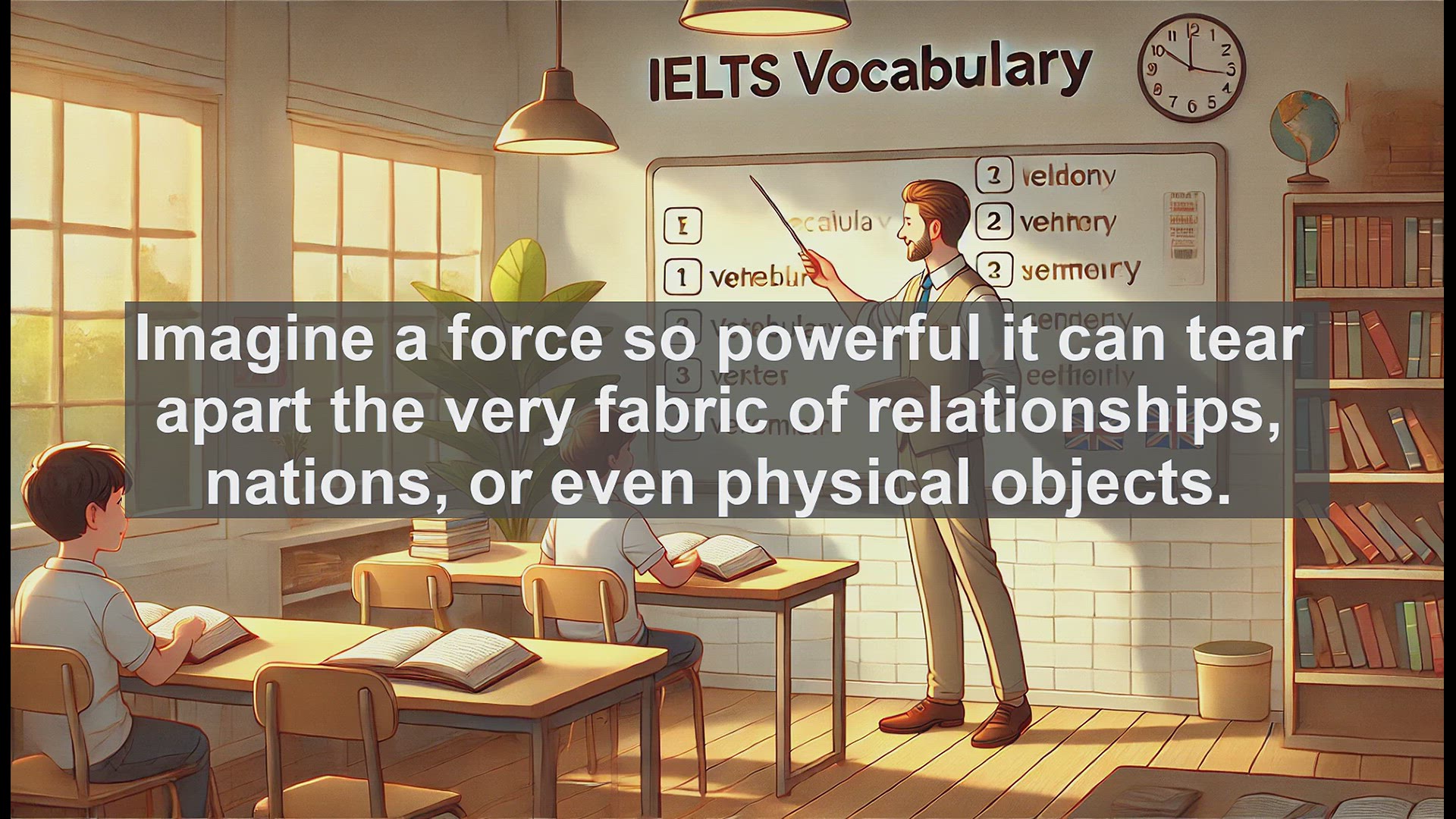 'Video thumbnail for 2000 Must Know IELTS 9.0 Vocabulary - Asunder: The Power of Separation in Language'