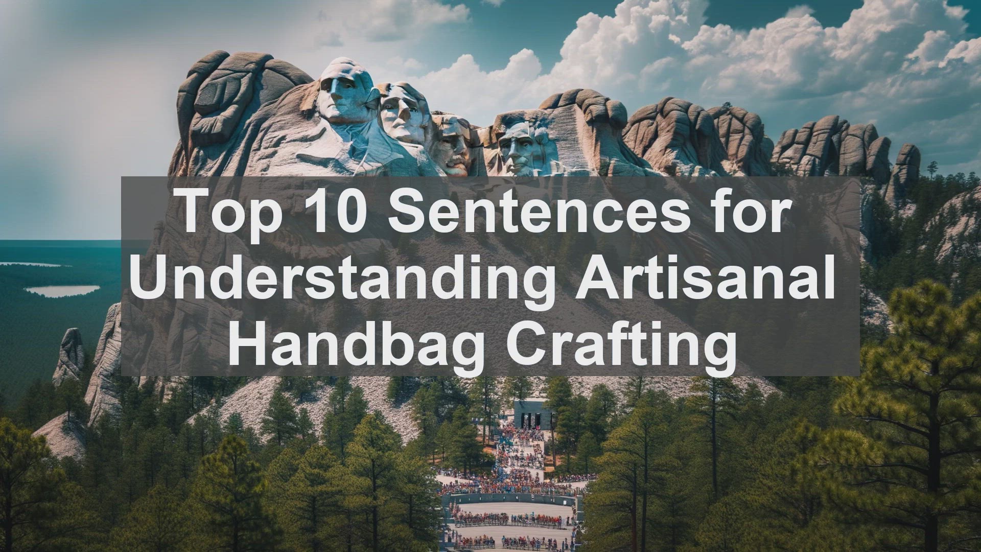 'Video thumbnail for Top 10 Sentences for Understanding Artisanal Handbag Crafting'