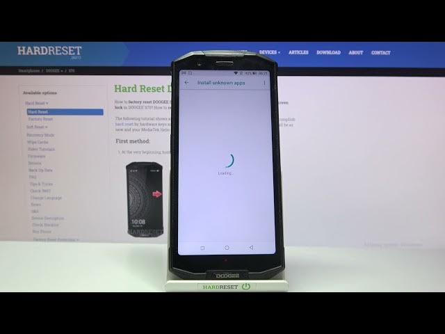 Video thumbnail for How to Allow Unknown Sources on Doogee S70 – Install Unknown Apps