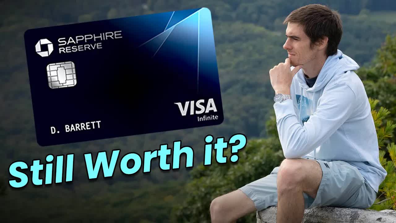 Video thumbnail for ben hedges: chase sapphire reserve in 2022: still worth it? a review of travel rewards, credit card benefits & more