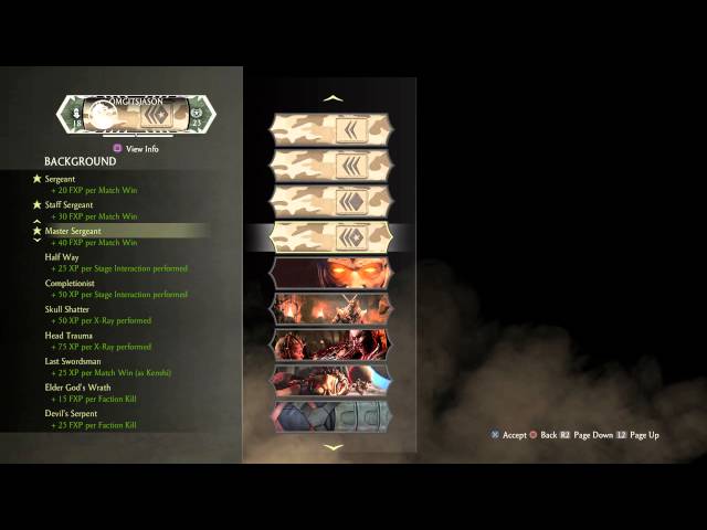 Video thumbnail for Mortal Kombat X - Edit Kombat Card: Change Background, Icon, Border Scorpion Kutie, Master Sergeant