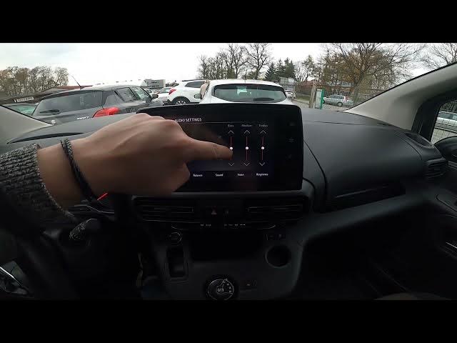 Video thumbnail for How to Enter and Manage Radio Equalizer in Opel Combo E ( 2018 – now )