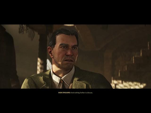 Video thumbnail for Mafia: The Old Country - Chapter 8 Don Torrisi Meets with Don Spadaro Il Merlo "My Brother" Cutscene
