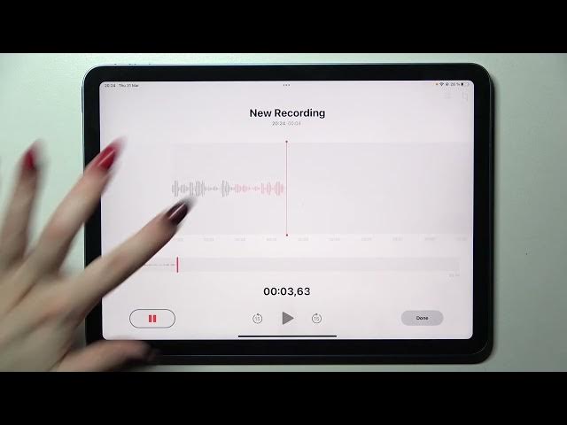 Video thumbnail for How to Record Sounds in iPad Air 2022 - Apple iPad Air 5th Gen WiFi