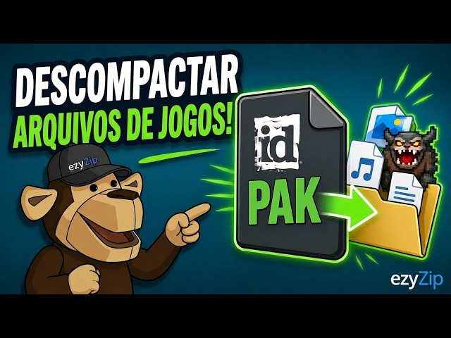 Video thumbnail for 📦 Como Extrair um Arquivo PAK do ID Software Online Grátis | Sem Instalação de Software
