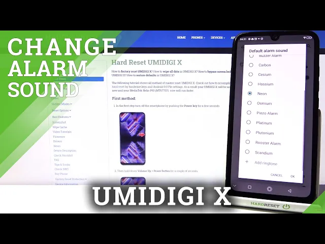 Video thumbnail for How to Change Alarm Tones in UMIDIGI X – Set Up Alarm Sounds