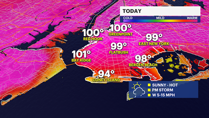 Video thumbnail for HEAT ALERT: Highs once again climb to triple digits for the 4th, spotty storms could interrupt outdoor plans