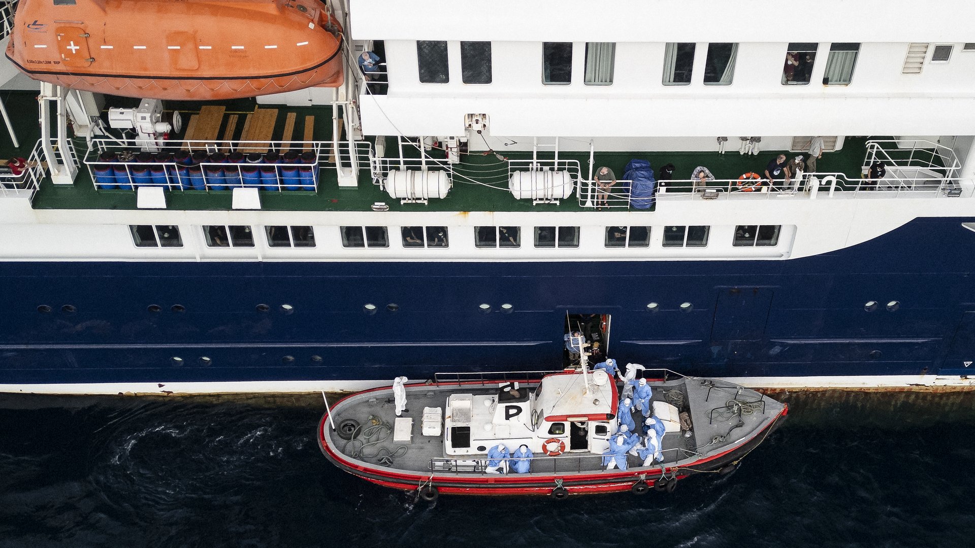 Video thumbnail for Cruise ship stranded at sea as hantavirus outbreak sparks docking dispute