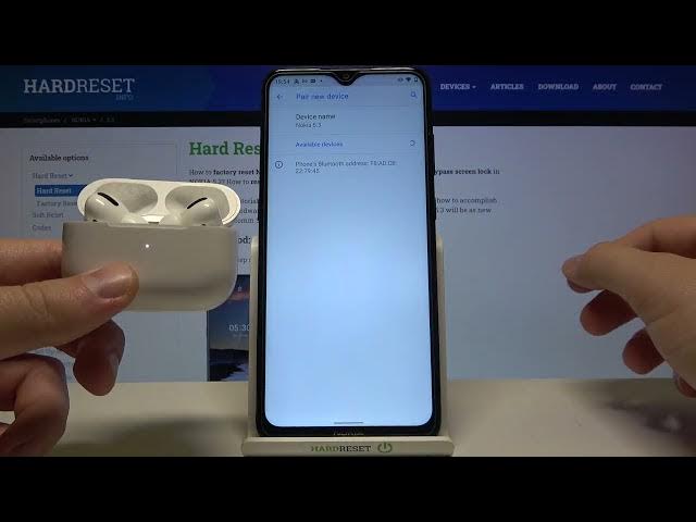 Video thumbnail for How to Pair AirPods Pro With Nokia 5.3 - Link AirPods Pro With Nokia Smartphone