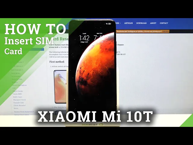 Video thumbnail for How to Insert SIM Card in XIAOMI Mi 10T – SIM Card Installation
