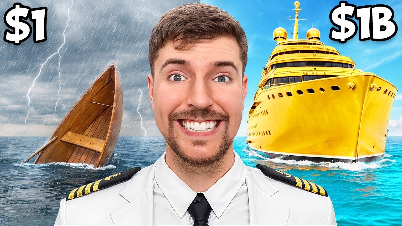 'Video thumbnail for $1 vs $1,000,000,000 Yacht!'