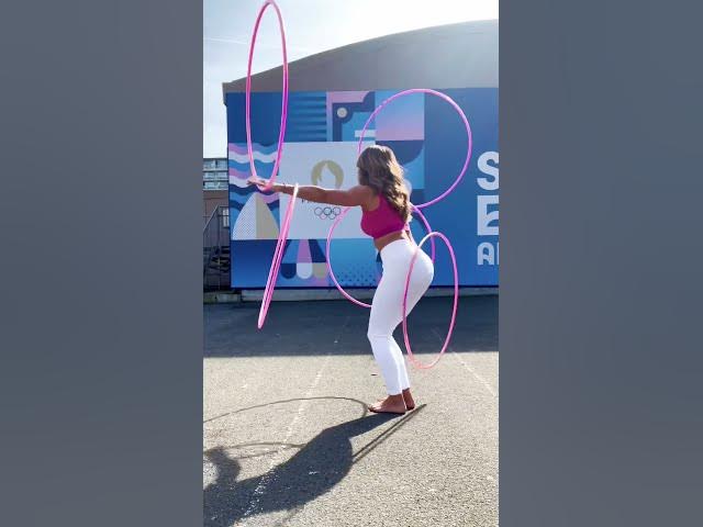 Video thumbnail for The five Olympic rings! 😂⭕️⭕️⭕️⭕️⭕️#shorts #hulahoop #olympics #hulahoopdance #hooper #workouts