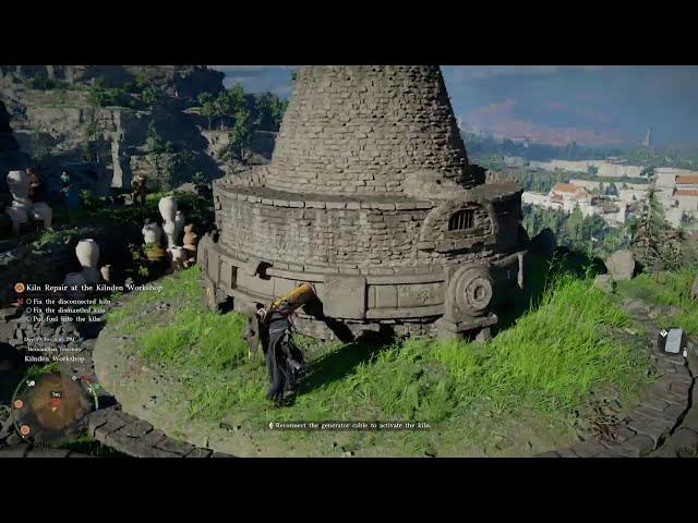 Video thumbnail for Crimson Desert - Chapter 4 Kilnden Workshop: Fix the Disconnected Kiln | Reconnect Generator Cable