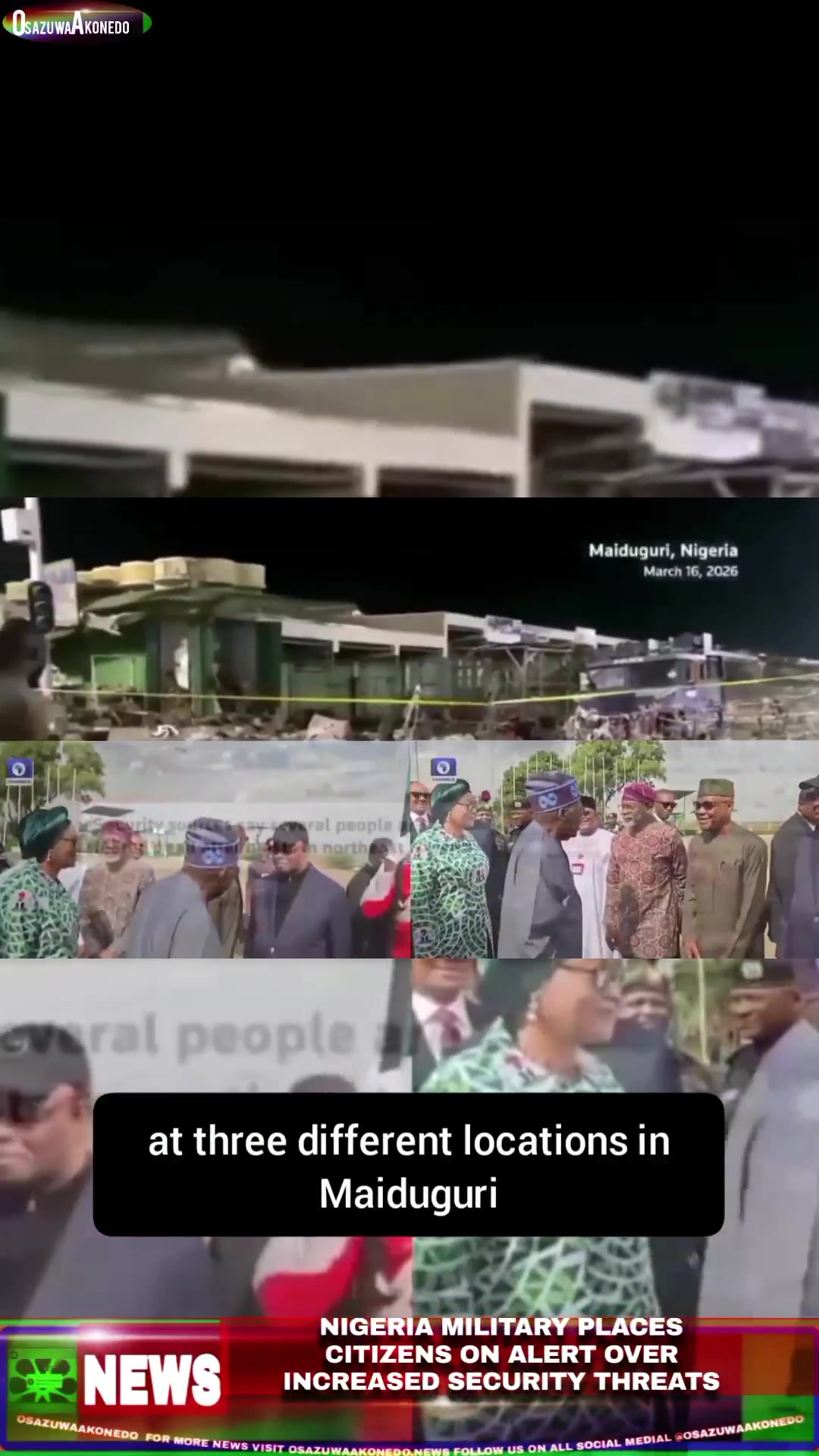 Video thumbnail for Nigeria Military Places Citizens On Alert Over Increased Security Threats