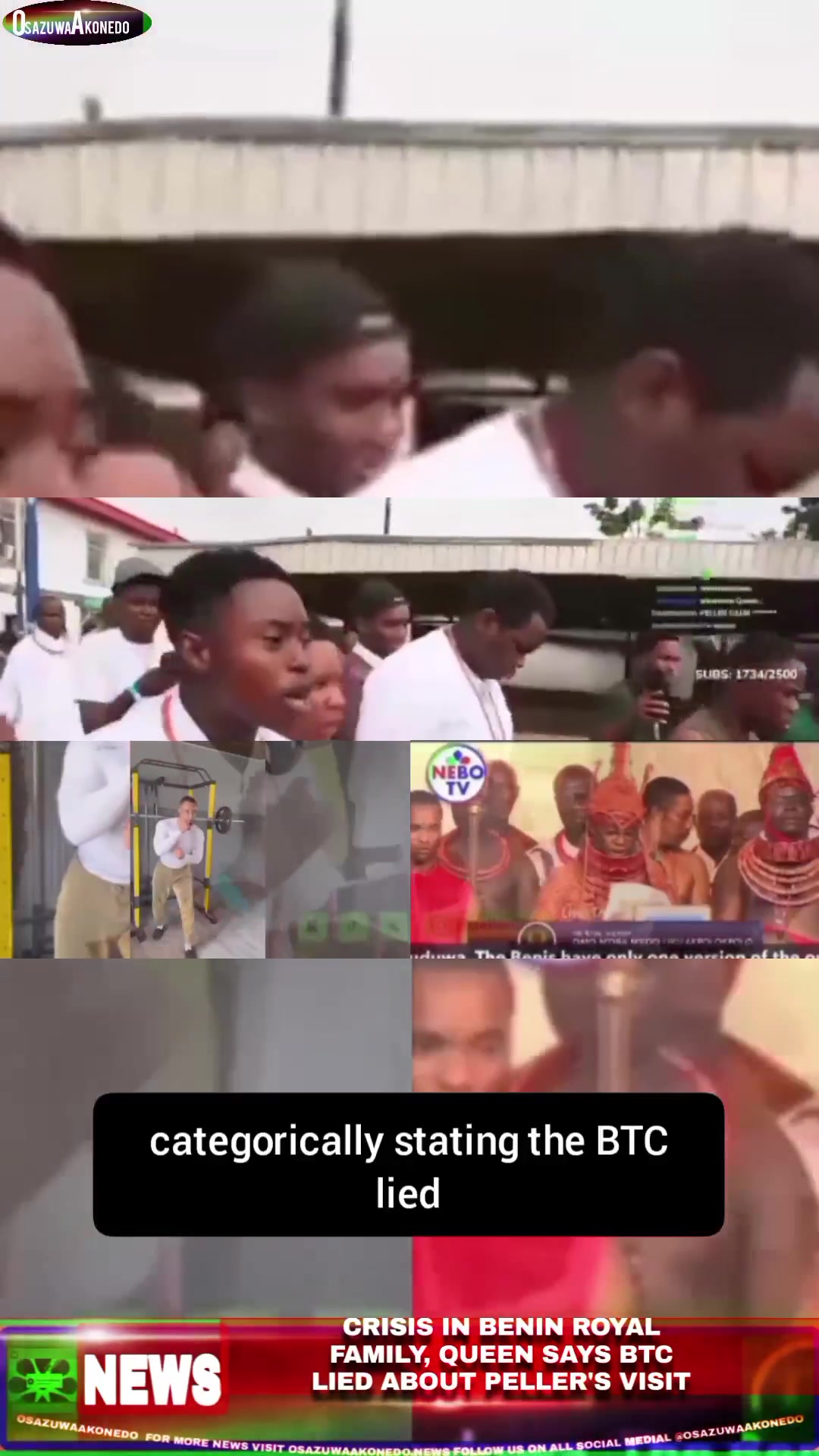 Crisis In Benin Royal Family, Queen Says BTC Lied About Peller's Visit