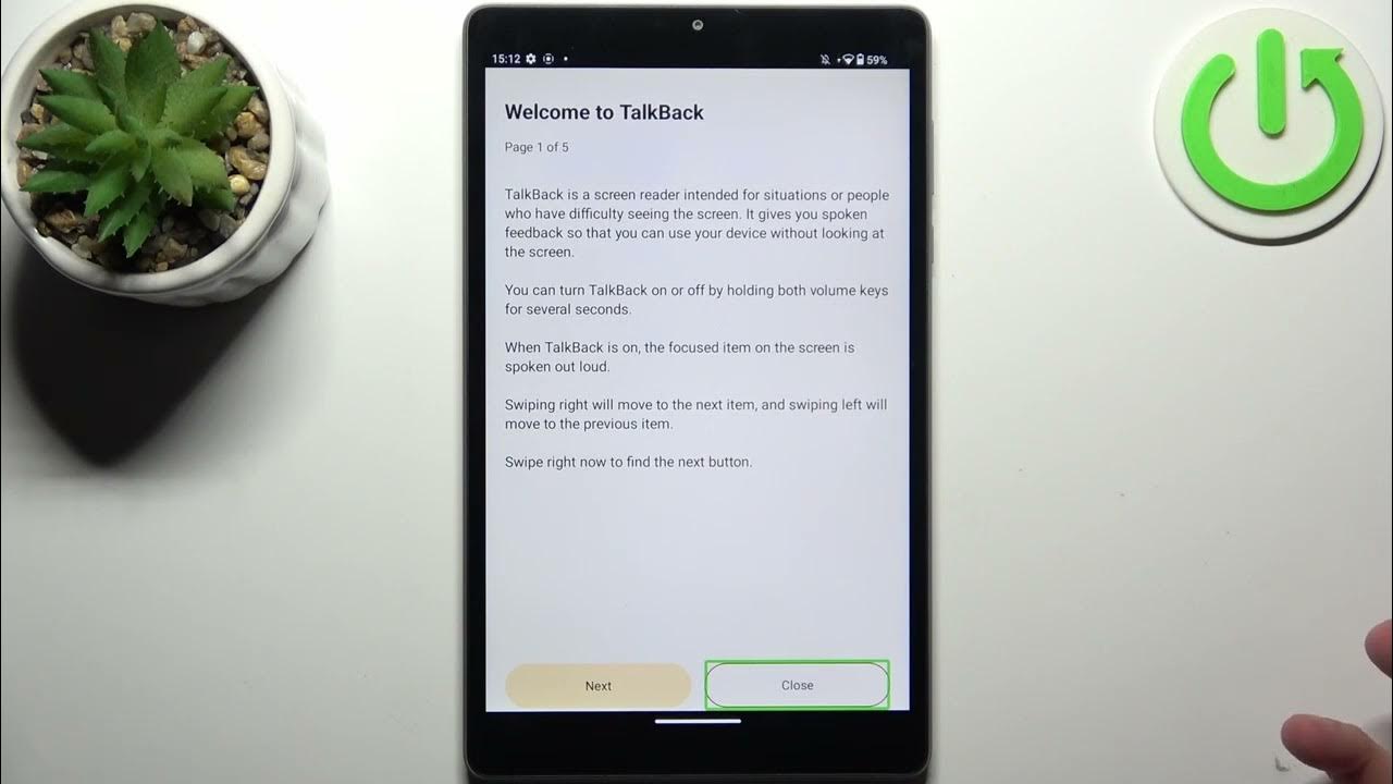 Video thumbnail for How to Use TalkBack in LENOVO TAB M8 (4th gen) – Enable / Disable TalkBack Mode