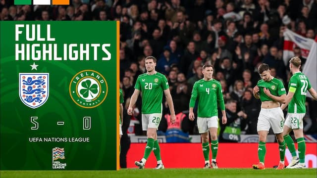 Video thumbnail for HIGHLIGHTS | England 5-0 Ireland | UEFA Nations League