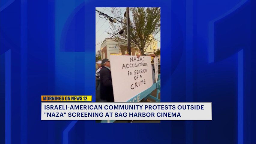 Video thumbnail for Gaza documentary ‘NAZA’ ignites protest outside Hamptons International Film Festival