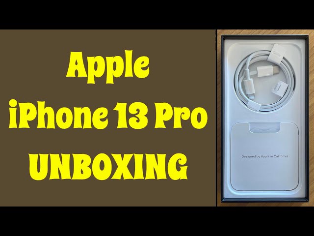 Video thumbnail for Brand New Apple iPhone 13 Pro UNBOXING