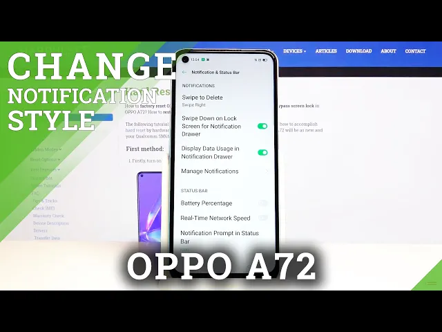 Video thumbnail for How to Enter Notifications Settings in Oppo A72 - Customize Apps' Alerts