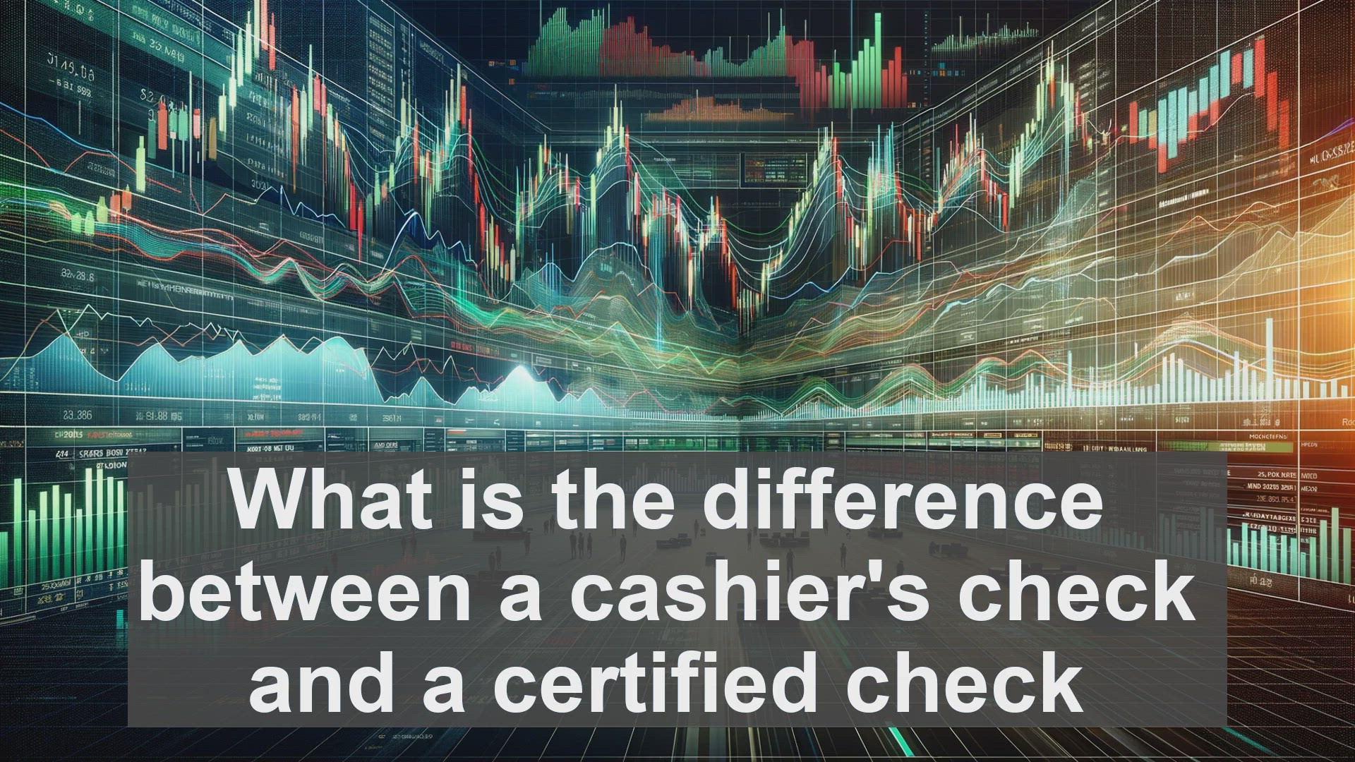 'Video thumbnail for What is the difference between a cashiers check and a certified check?'