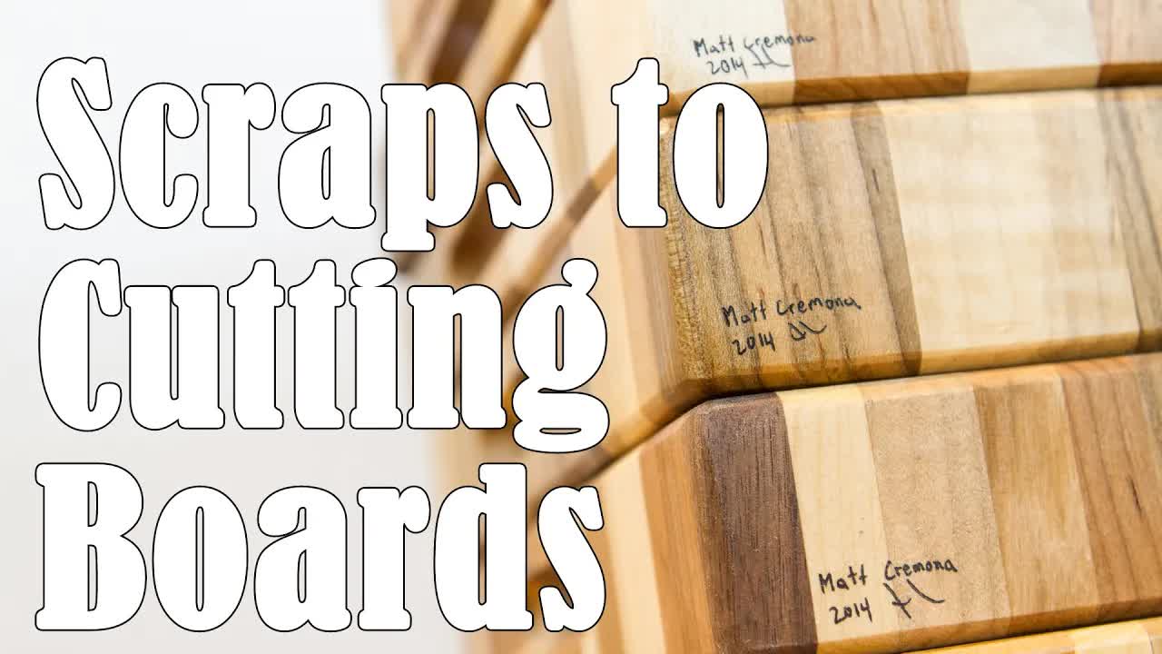 Video thumbnail for Turning Scraps Into End Grain Cutting Boards