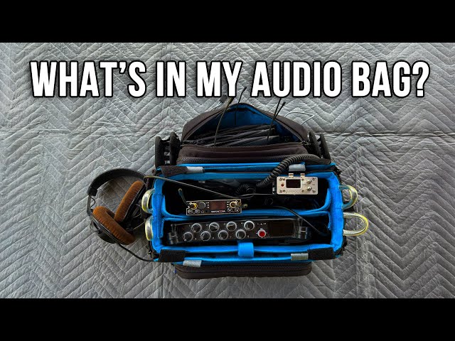 Video thumbnail for Complete AUDIO BAG TOUR: Gear I Use for LOCATION SOUND Recording