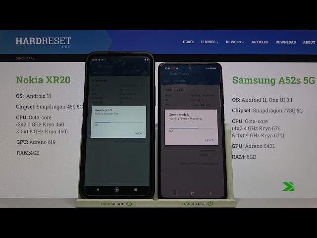 Video thumbnail for How to Compare Nokia XR20 with Samsung Galaxy A52s 5G - Geekbench 5 GPU Vulkan