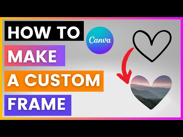 Video thumbnail for How To Make A Custom Frame In Canva [in 2025]