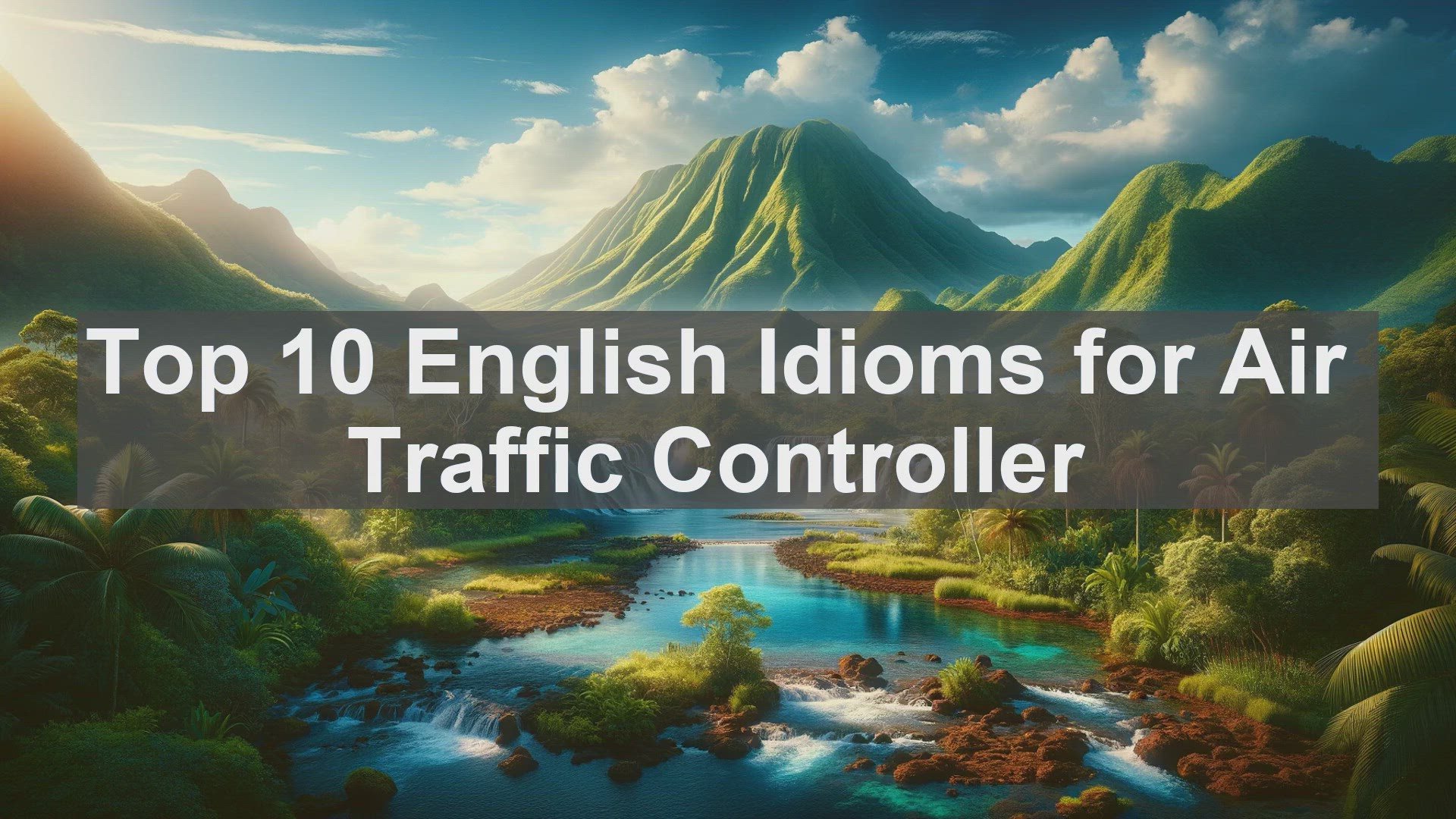 'Video thumbnail for Top 10 English Idioms for Air Traffic Controller'
