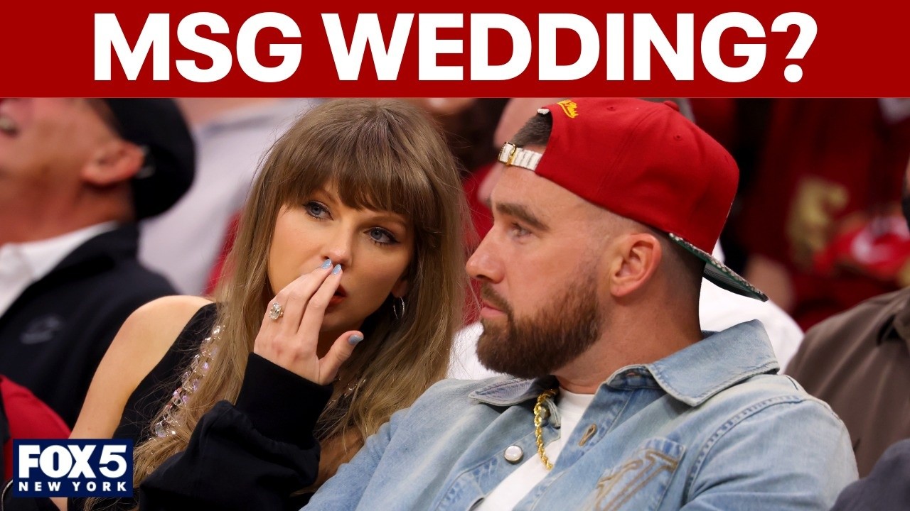 Video thumbnail for Are Taylor Swift and Travis Kelce getting married at MSG?