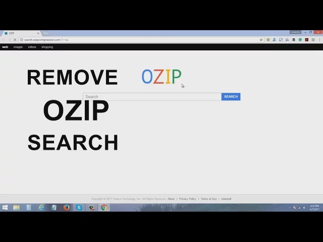 Video thumbnail for Ozip Compression | How to Remove OZIP Search From Chrome, FF & IE