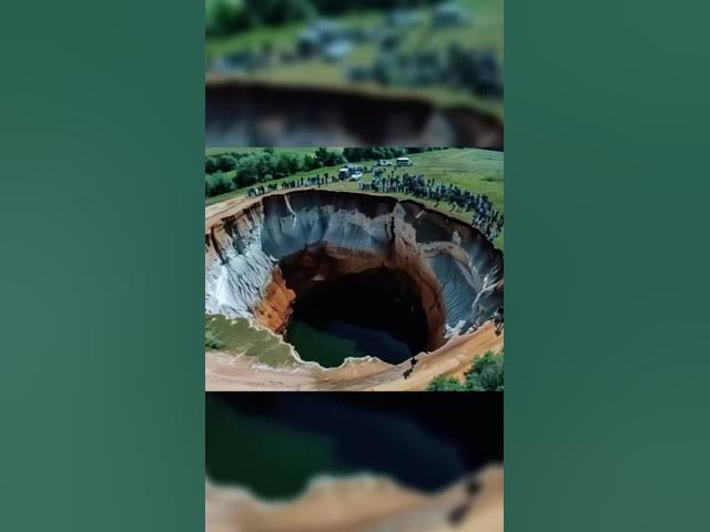 Video thumbnail for Sinkhole Appears On Family's Land. What Police Find at the Bottom Leaves Everyone Frozen