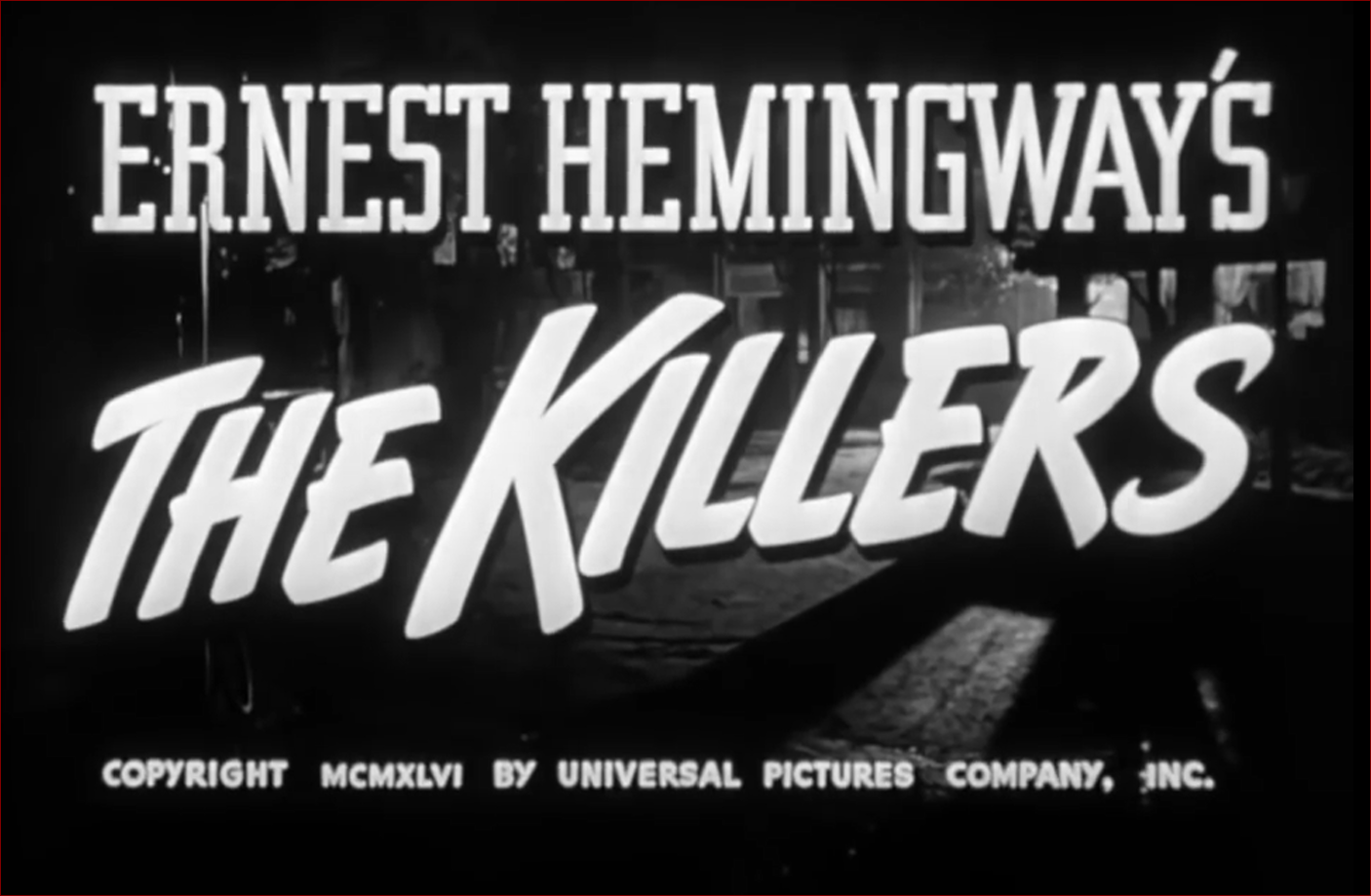 Video thumbnail for The Killers (1946)