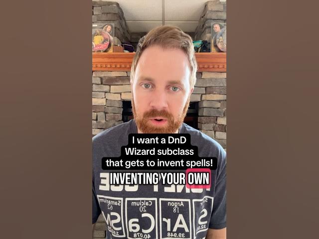 Video thumbnail for I want a DnD wizard that gets to invent their own spells!