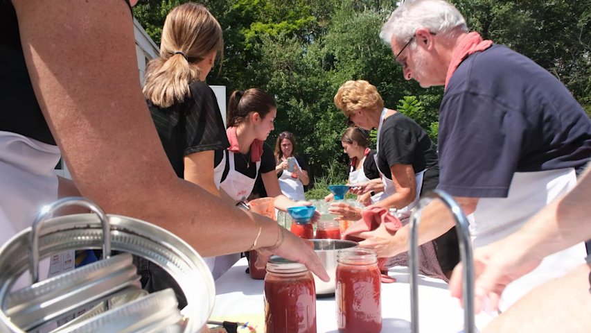 Video thumbnail for Sweat, tomatoes and 500 jars of love: N.J. family's 'Sauce Day' tradition