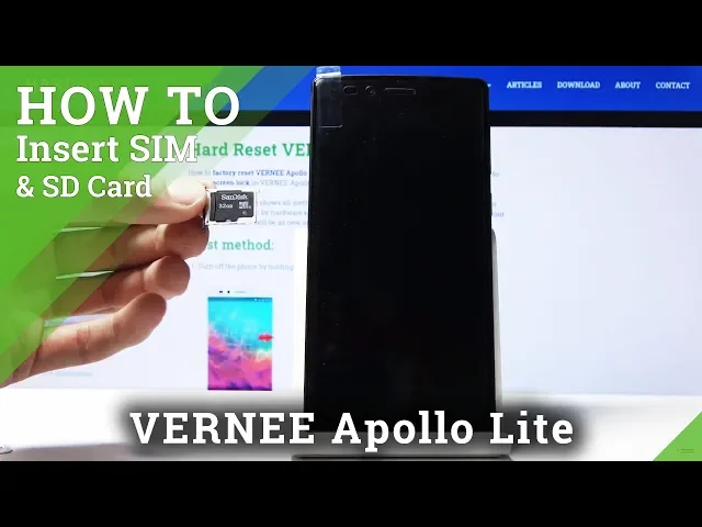 Video thumbnail for How to Insert Micro & SD Card to VERNEE Apollo Lite – Put In Cards