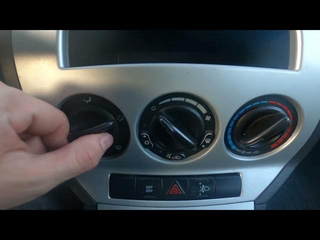 Video thumbnail for How to Change Blowing Direction in Dodge Caliber ( 2008 – 2017 ) | Adjust Airflow Direction