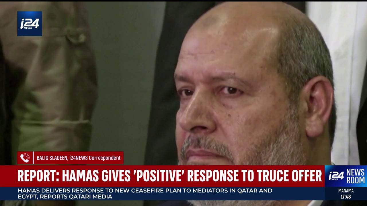 'Video thumbnail for Report: Hamas gives 'positive' response to truce offer'