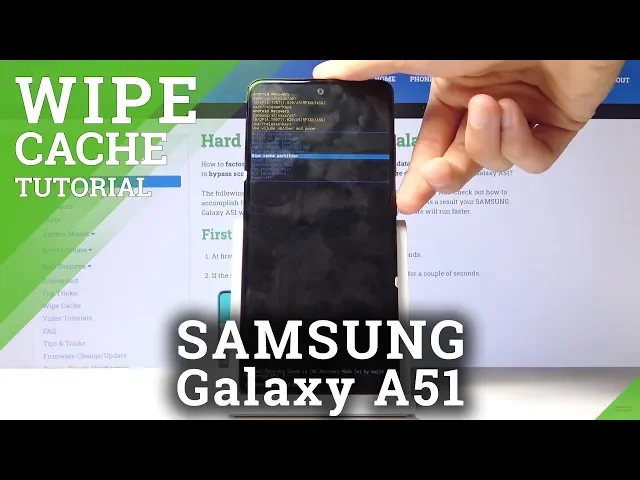 Video thumbnail for SAMSUNG Galaxy A51 Wipe Cache Partition