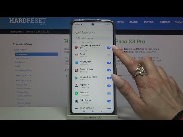 Video thumbnail for How to Turn On / Off App Notifications in POCO X3 Pro?