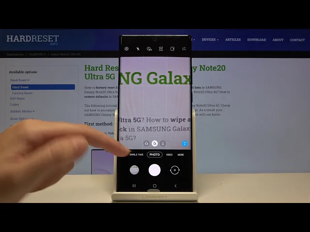 Video thumbnail for How to Activate Camera Gridlines in SAMSUNG Galaxy Note 20 Ultra – Camera Settings