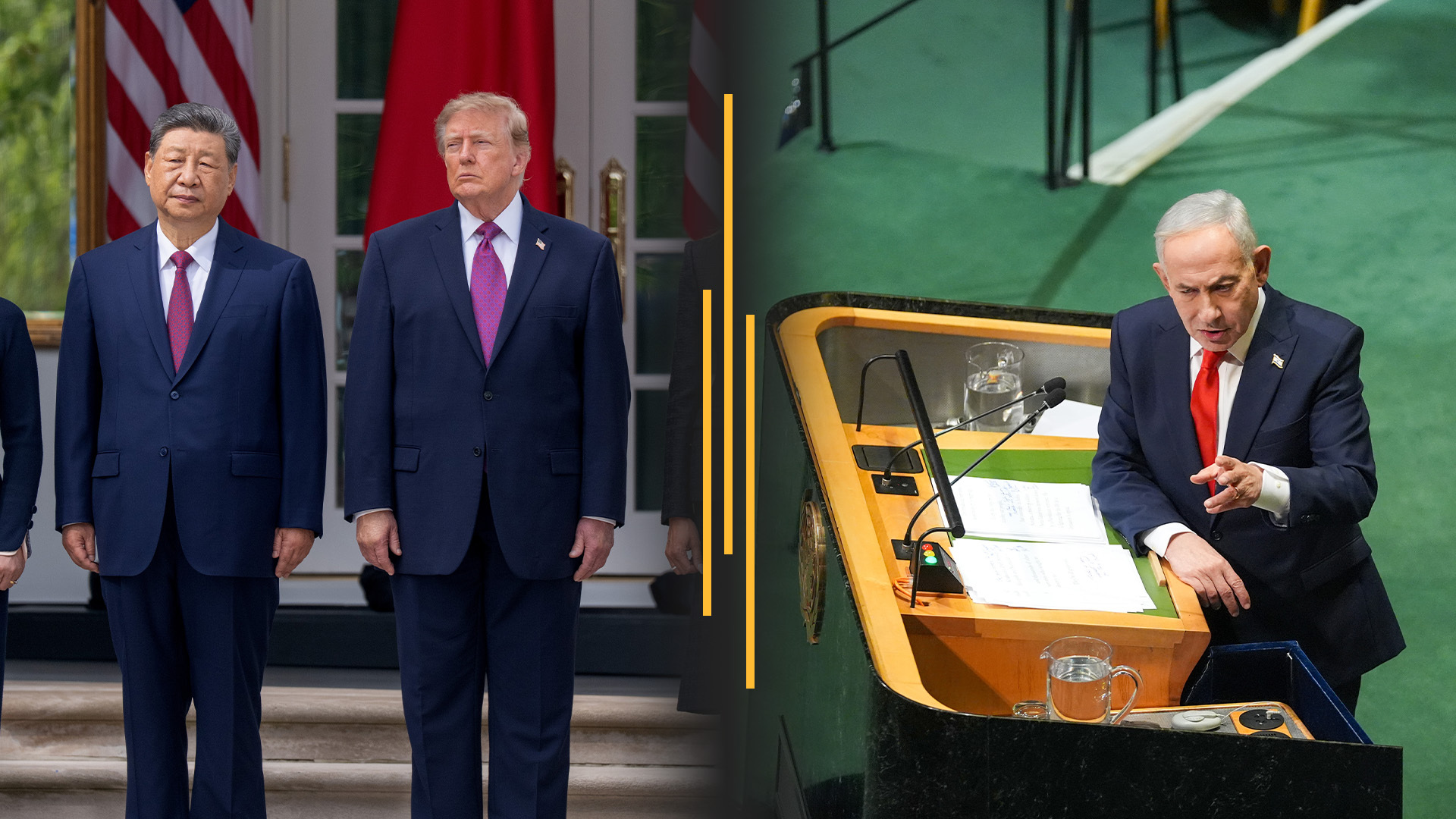 Video thumbnail for Trump, Xi wrap high-stakes summit; Netanyahu targets Mamdani at UN