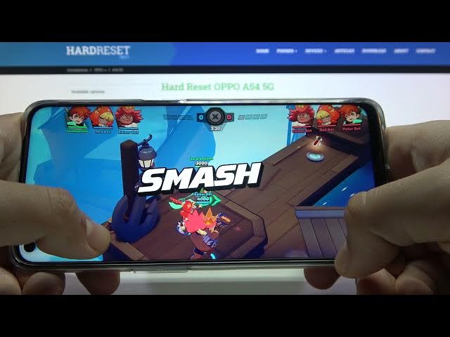 Video thumbnail for Smash Legends gameplay on OPPO A54 5G – Performance Checkup & Game Settings
