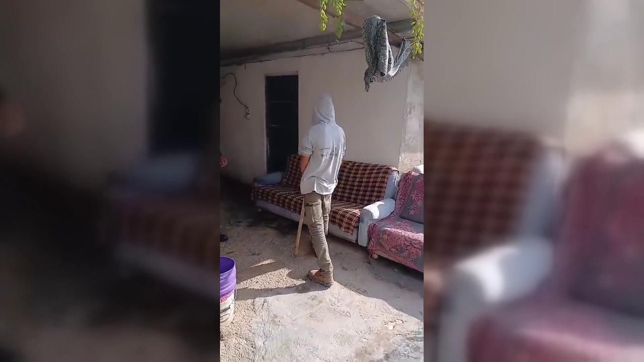 Video thumbnail for Palestine: Settler Confronts Palestinian Family Near Hebron.