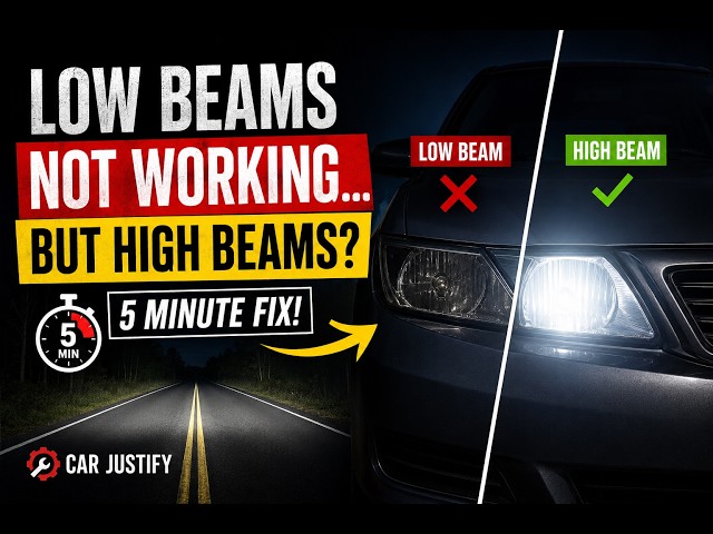 Video thumbnail for Low Beams Not Working But High Beams Are? Here's the Fix (5-Min Check)