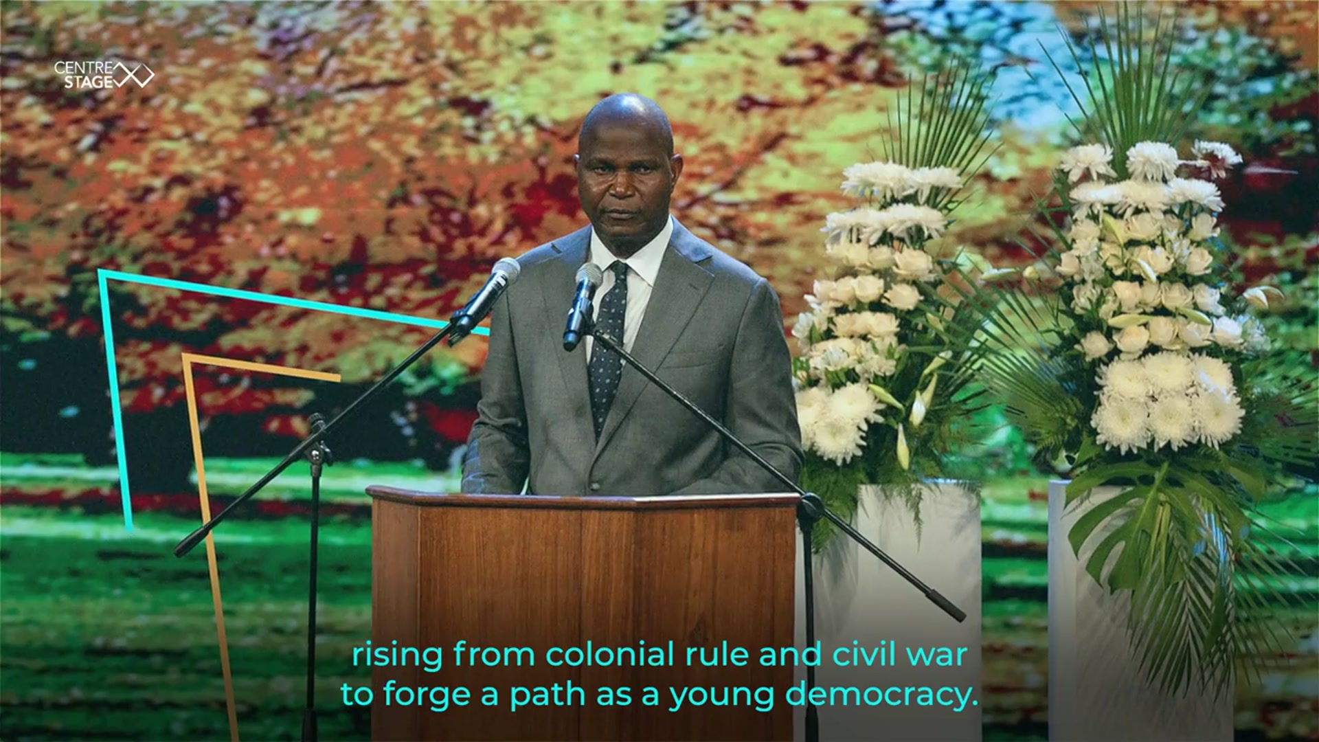 'Video thumbnail for Mozambique at 50
A conversation with President Chapo'